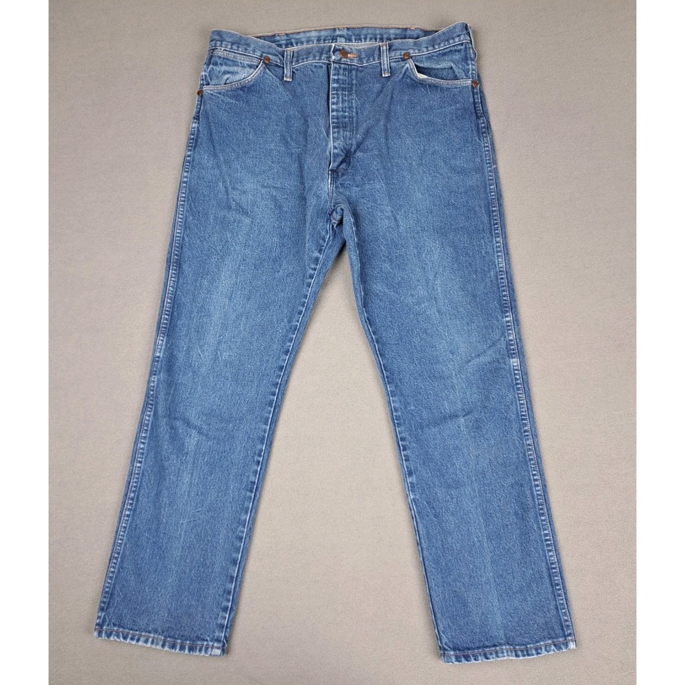 Vintage Wrangler 13MWZ Jeans Mens 38x29 Blue Cowboy Cut Denim Rodeo USA Made